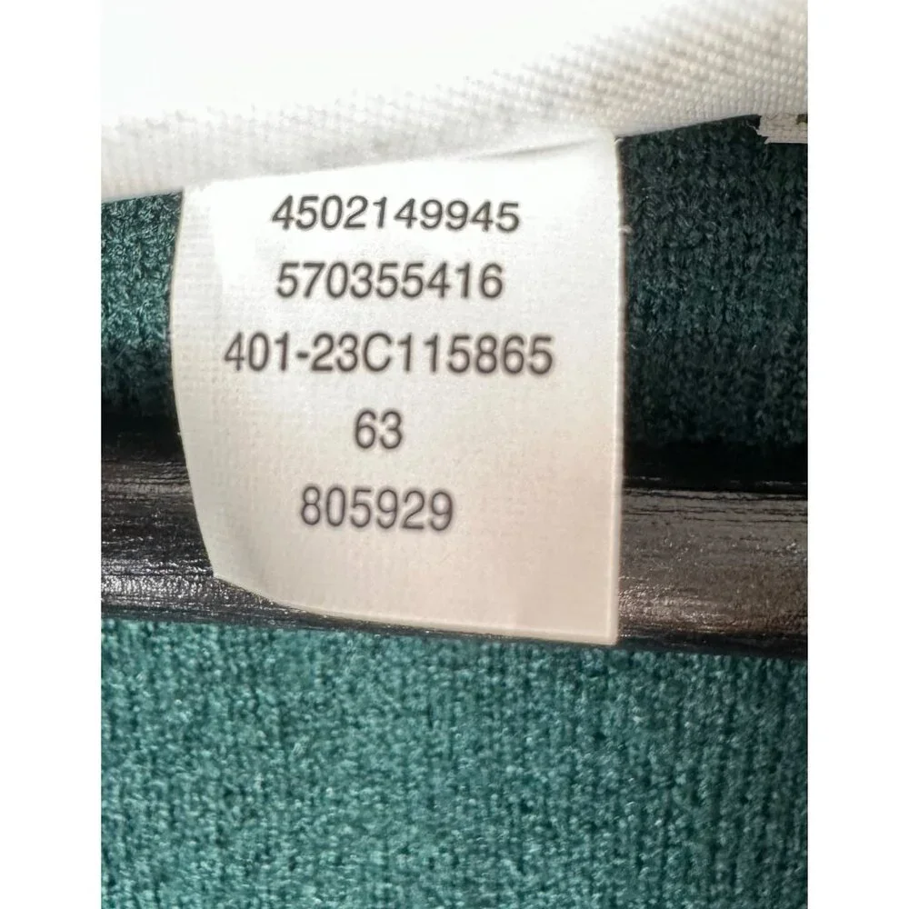 Chicos Embellished Zipper‎ Sweater Ruana Green sz XXS/S - Picture 4 of 9